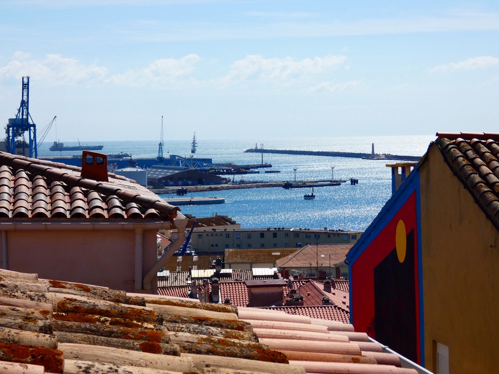 Le Pouffre, maison de vacances, vue du Port de Sète